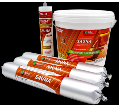 ГЕРМЕТИК - Sealit SAUNA для бань и саун 600 мл